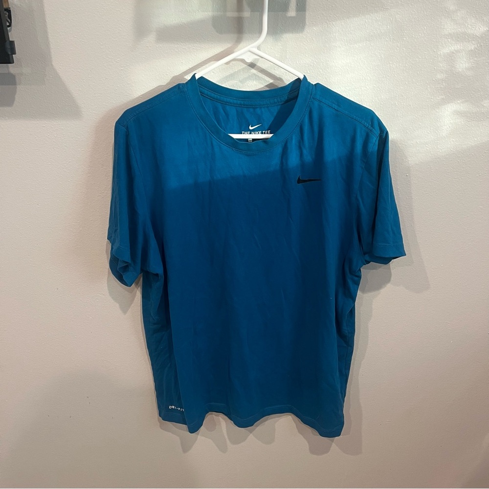 Blue Dri-Fit Nike Short Sleeve T Shirt Size Large